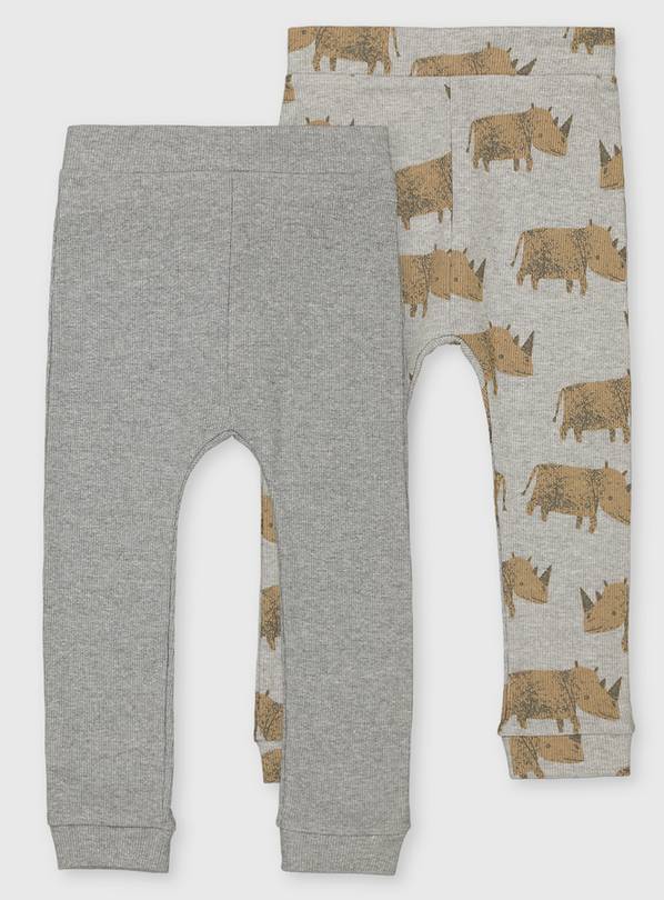 buy-grey-rhino-plain-leggings-3-4-years-multipacks-argos